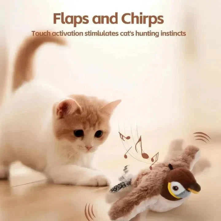 Jouet en Peluche Interactif pour Chats Actifs