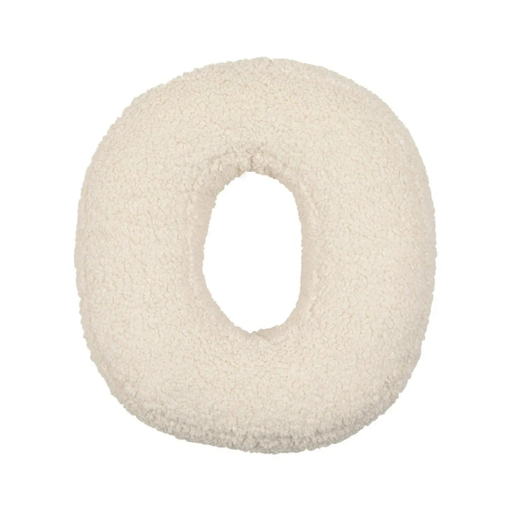 Coussin Lettre en Peluche Personnalisable - Accent Décoratif Doux pour Canapé ou Chambre d'Enfant