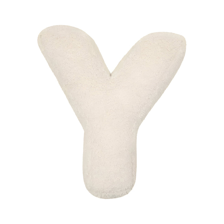 Coussin Lettre en Peluche Personnalisable - Accent Décoratif Doux pour Canapé ou Chambre d'Enfant
