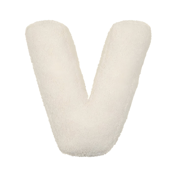 Coussin Lettre en Peluche Personnalisable - Accent Décoratif Doux pour Canapé ou Chambre d'Enfant