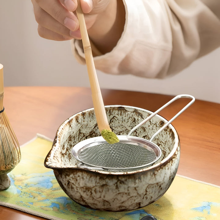 Ensemble de Thé Matcha Traditionnel – Collection d'Accessoires de 6 Pièces pour une Préparation Authentique | Qualité Premium
