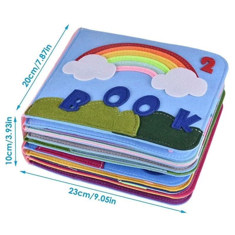 Livre d'apprentissage inspiré de Montessori pour enfants | Histoires interactives et activités éducatives