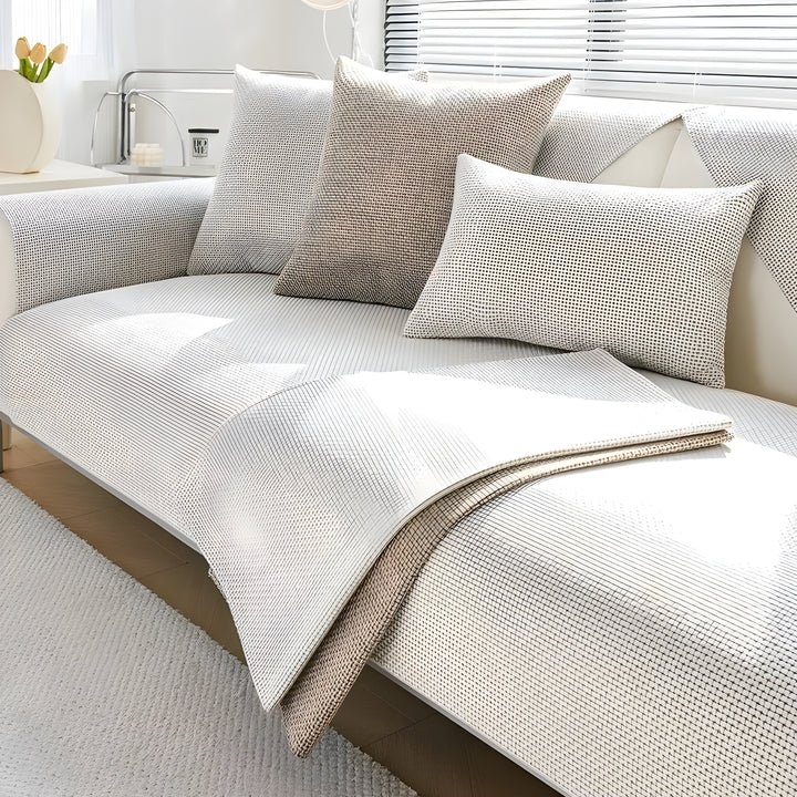Housse de Canapé Antidérapante – Housse de Coussin Premium pour une Utilisation Toute l'Année
