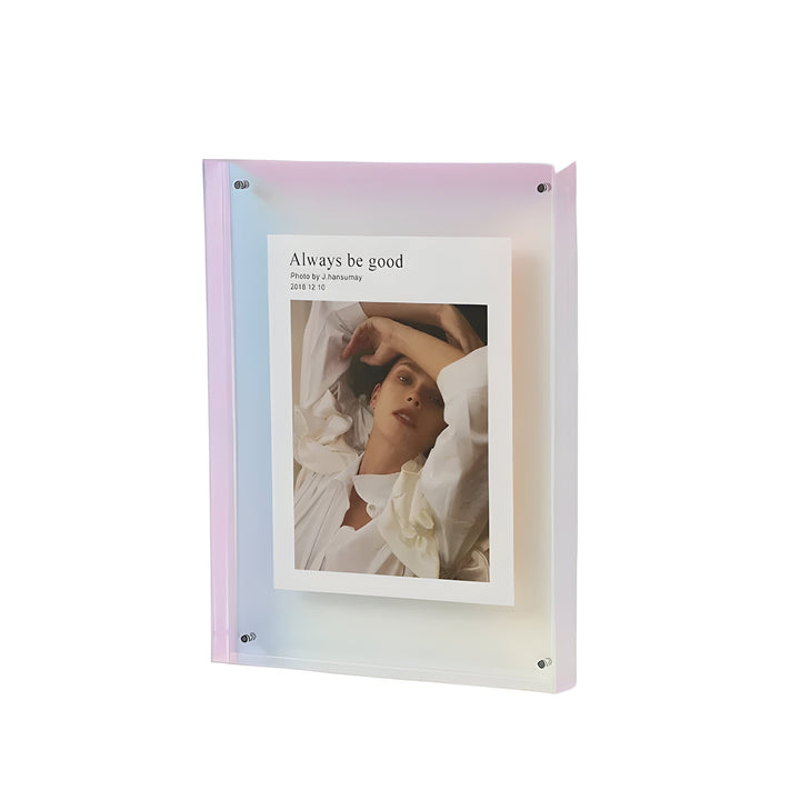Cadre Photo Acrylique Moderne – Options Claires et Colorées pour la Protection des Photos