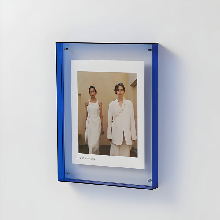 Cadre Photo Acrylique Moderne – Options Claires et Colorées pour la Protection des Photos
