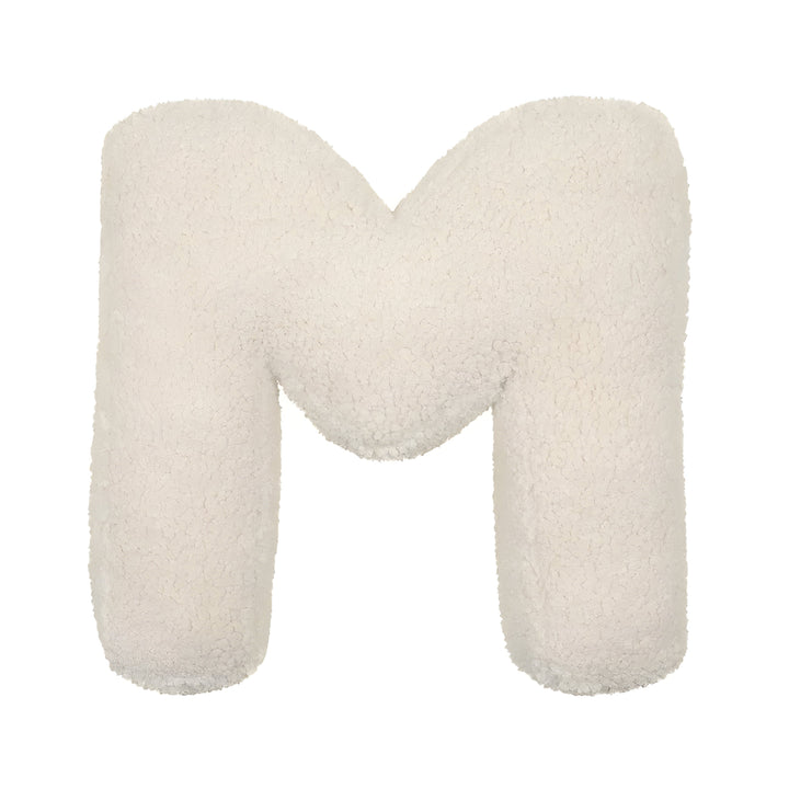 Coussin Lettre en Peluche Personnalisable - Accent Décoratif Doux pour Canapé ou Chambre d'Enfant