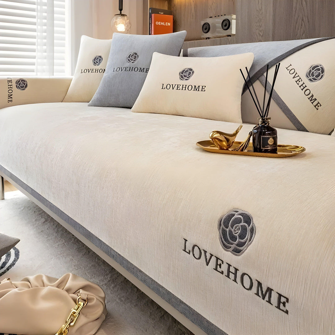 Housse de Canapé Premium - Contemporaine, Protecteur de Coussin Antidérapant
