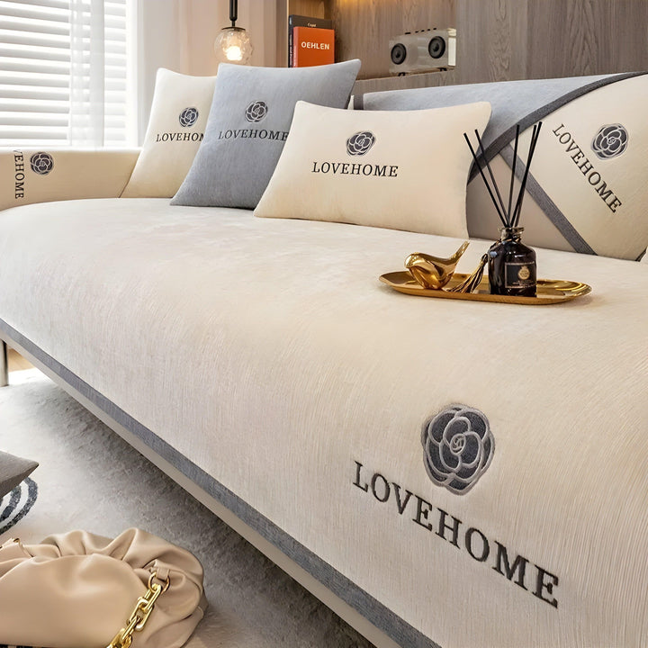 Housse de Canapé Premium - Contemporaine, Protecteur de Coussin Antidérapant