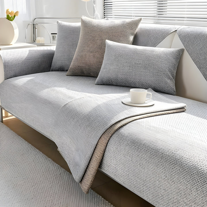 Housse de Canapé Antidérapante – Housse de Coussin Premium pour une Utilisation Toute l'Année