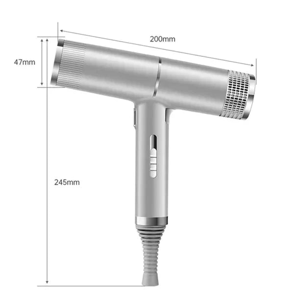 Sèche-Cheveux Professionnel Ultra-Léger | Moteur Haute Vitesse 110 000 RPM | Technologie Anionique & 3 Réglages