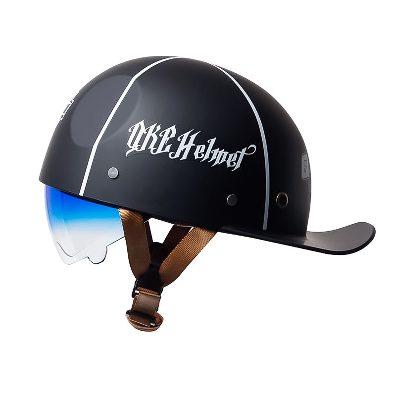Casque de baseball pour moto homologué DOT