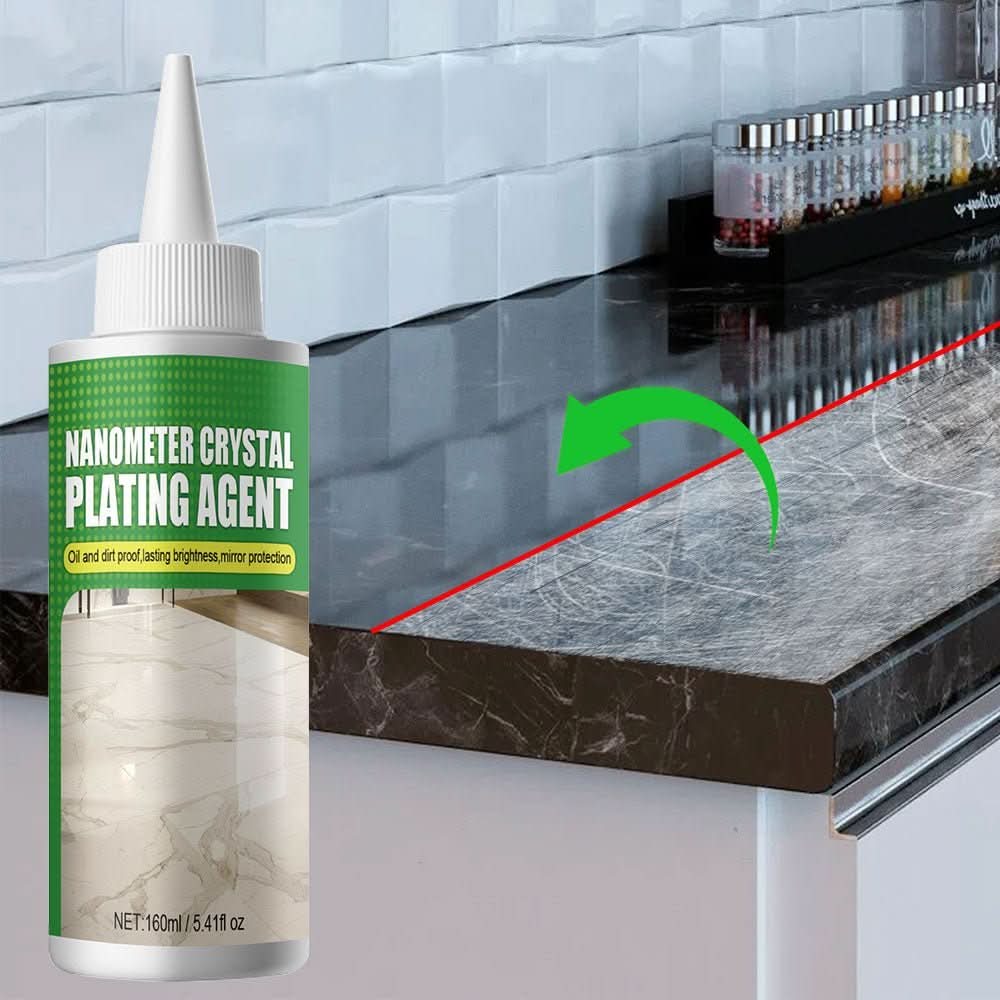 Revêtement en Pierre Instantané Haute Brillance pour Marbre, Granit, et Plus