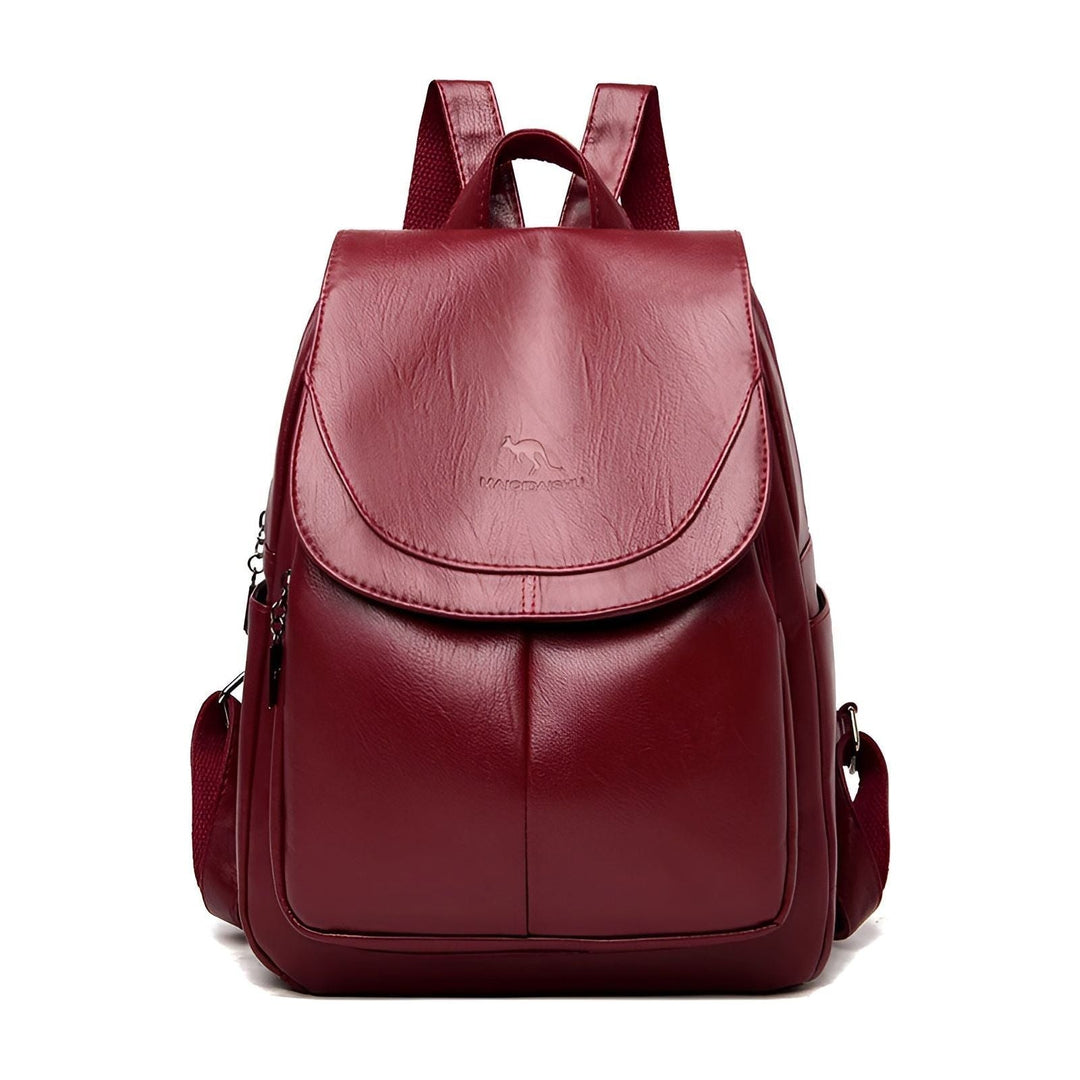 Sac à dos en cuir pour femmes – Élégant et fonctionnel | Idéal pour un usage quotidien et au bureau
