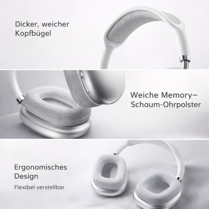 Casque Bluetooth supra-auriculaire avec annulation active du bruit (ANC)