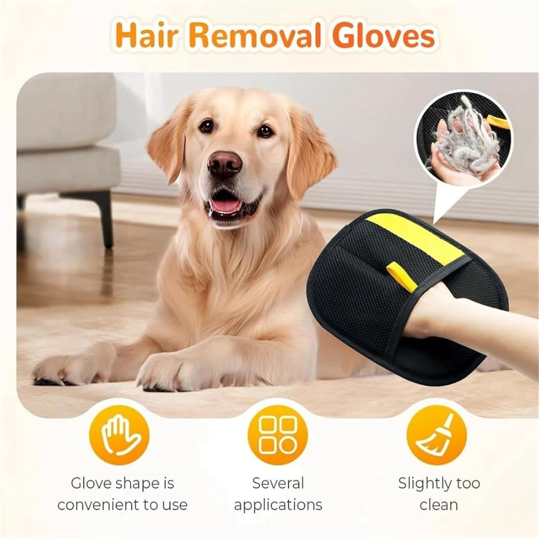 Gants de Toilettage Efficaces pour Éliminer les Poils d'Animal