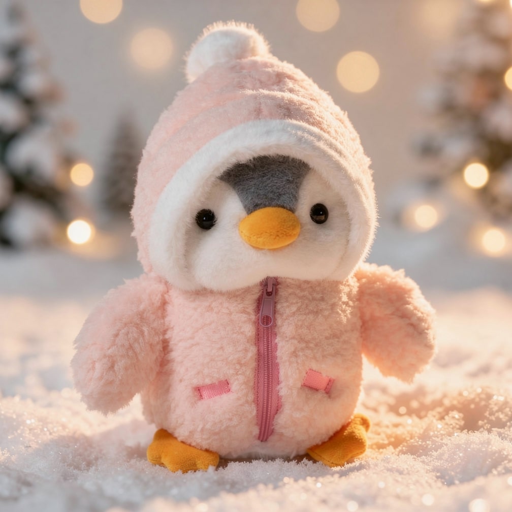 Jouet en Peluche Pingouin Mignon | Animal En Peluche Adorable Pour Enfants et Bébés