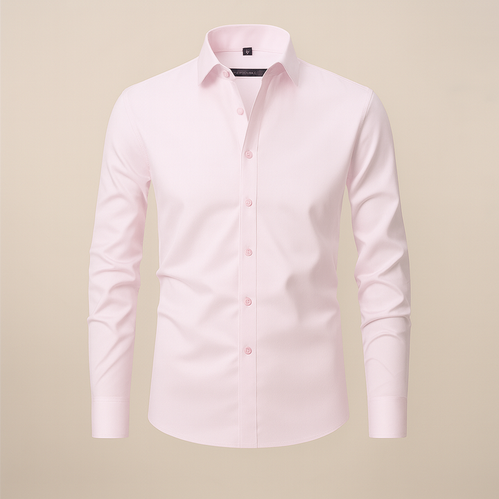 Chemise Boutonnée Décontractée Intelligente pour Hommes | Manches Longues