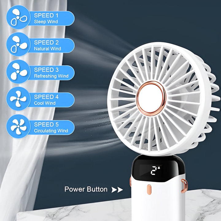 Ventilateur Portable Rechargeable à Main