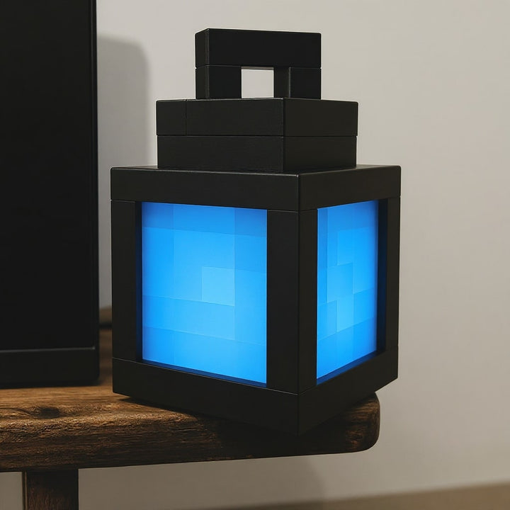 Lampe de Table Sans Fil | Lampe de Chevet | Lampe Murale Intérieure | Design Inspiré des Pixels