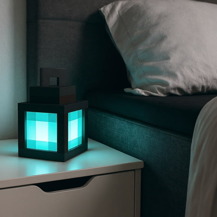 Lampe de Table Sans Fil | Lampe de Chevet | Lampe Murale Intérieure | Design Inspiré des Pixels