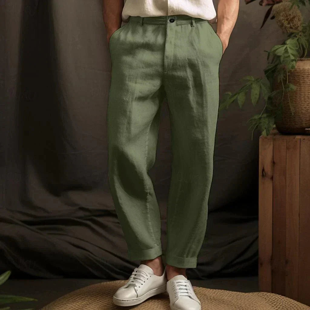 Pantalons décontractés pour hommes | Lin