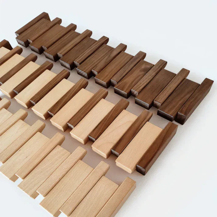 Porte-manteau en Bois Piano - Design Élégant