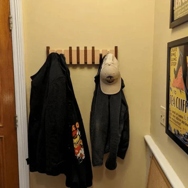 Porte-manteau en Bois Piano - Design Élégant