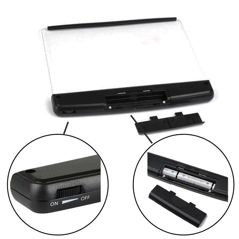 Lampe de lecture LED rechargeable avec couverture magnétique