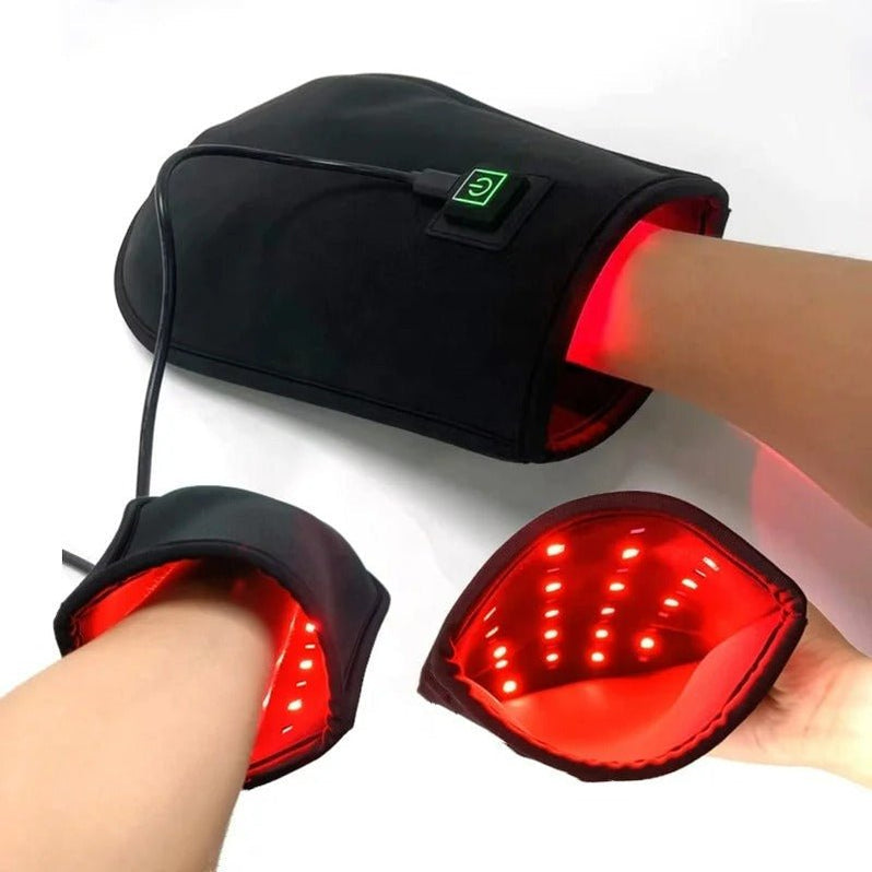 Gant de thérapie par lumière rouge pour soulagement de la douleur articulaire