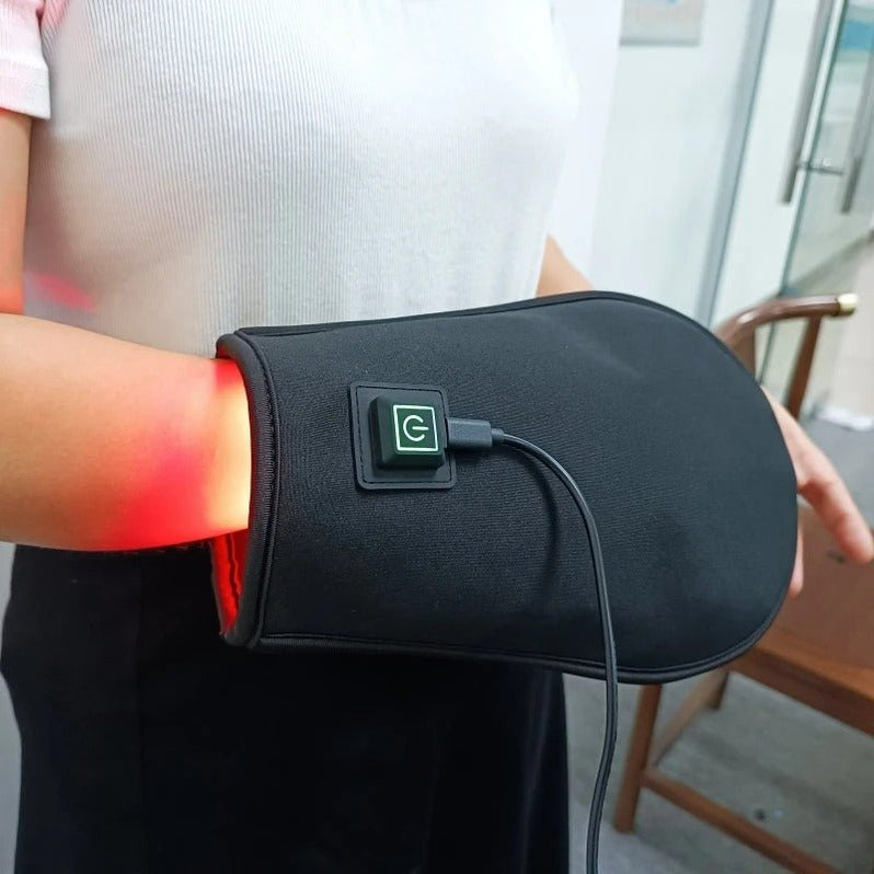 Gant de thérapie par lumière rouge pour soulagement de la douleur articulaire
