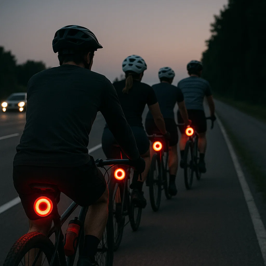 Feu arrière et feu de freinage pour vélos et vélos de route avec 6 modes et batterie