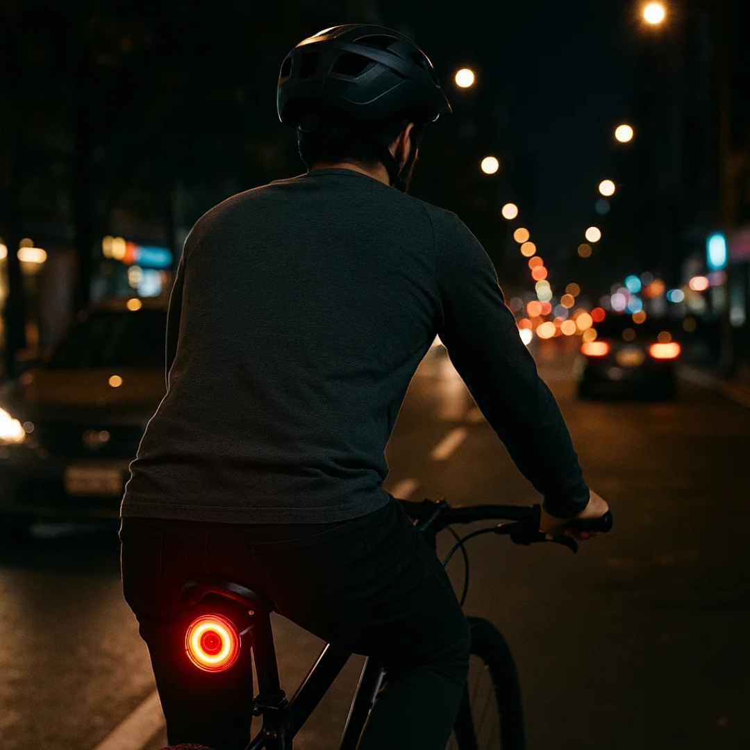 Feu arrière et feu de freinage pour vélos et vélos de route avec 6 modes et batterie
