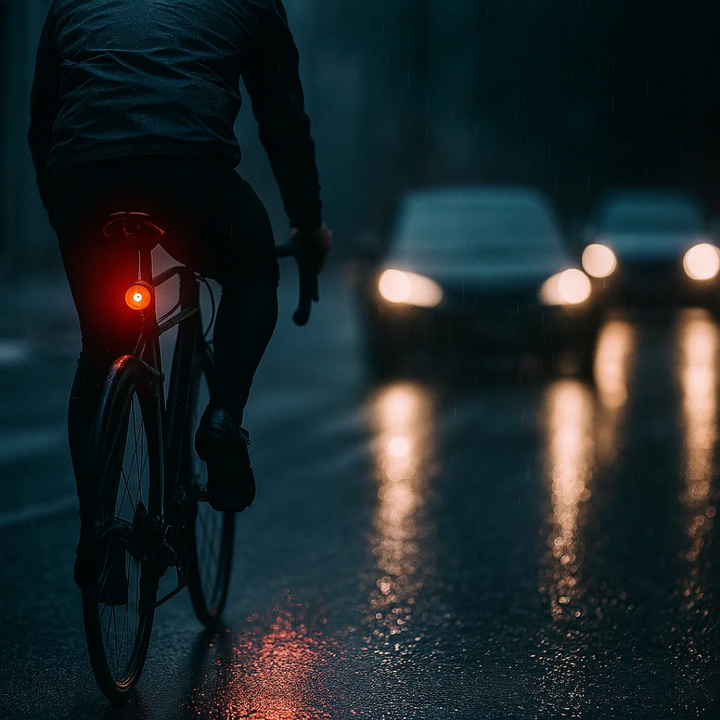 Feu arrière et feu de freinage pour vélos et vélos de route avec 6 modes et batterie