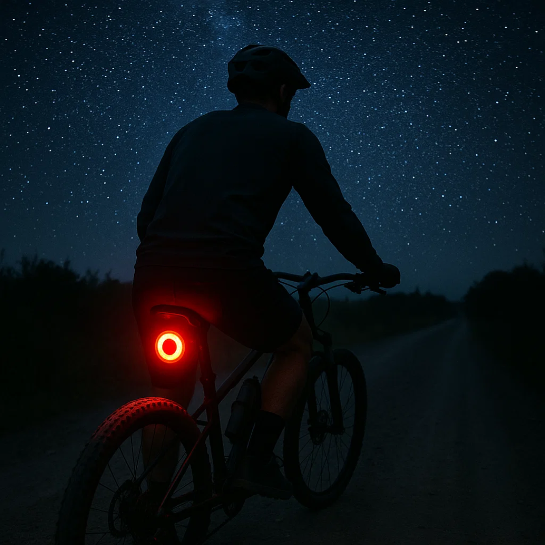 Feu arrière et feu de freinage pour vélos et vélos de route avec 6 modes et batterie