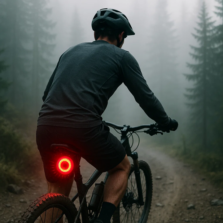 Feu arrière et feu de freinage pour vélos et vélos de route avec 6 modes et batterie