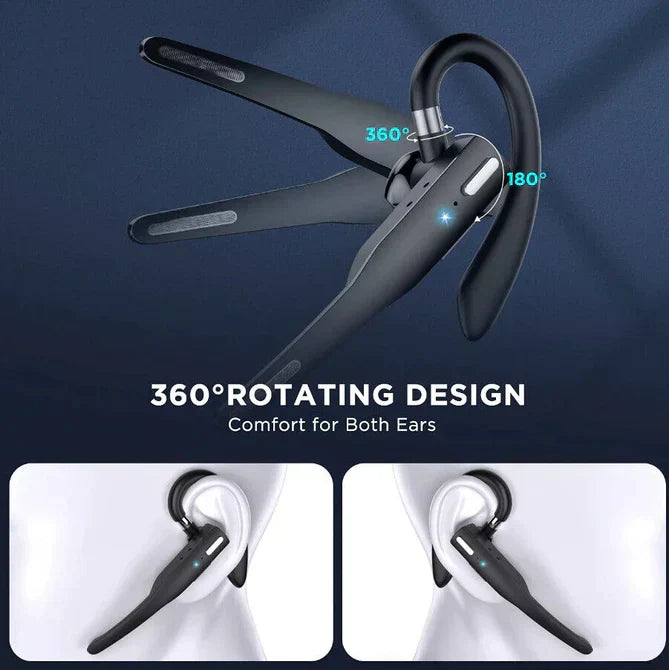 Casque/Casque Bluetooth 5.1 sans fil avec microphone double, réduction de bruit pour camionneurs