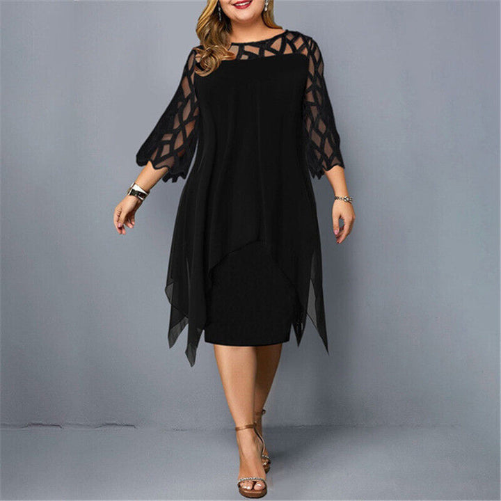 Robe Midi Grande Taille pour l'Automne