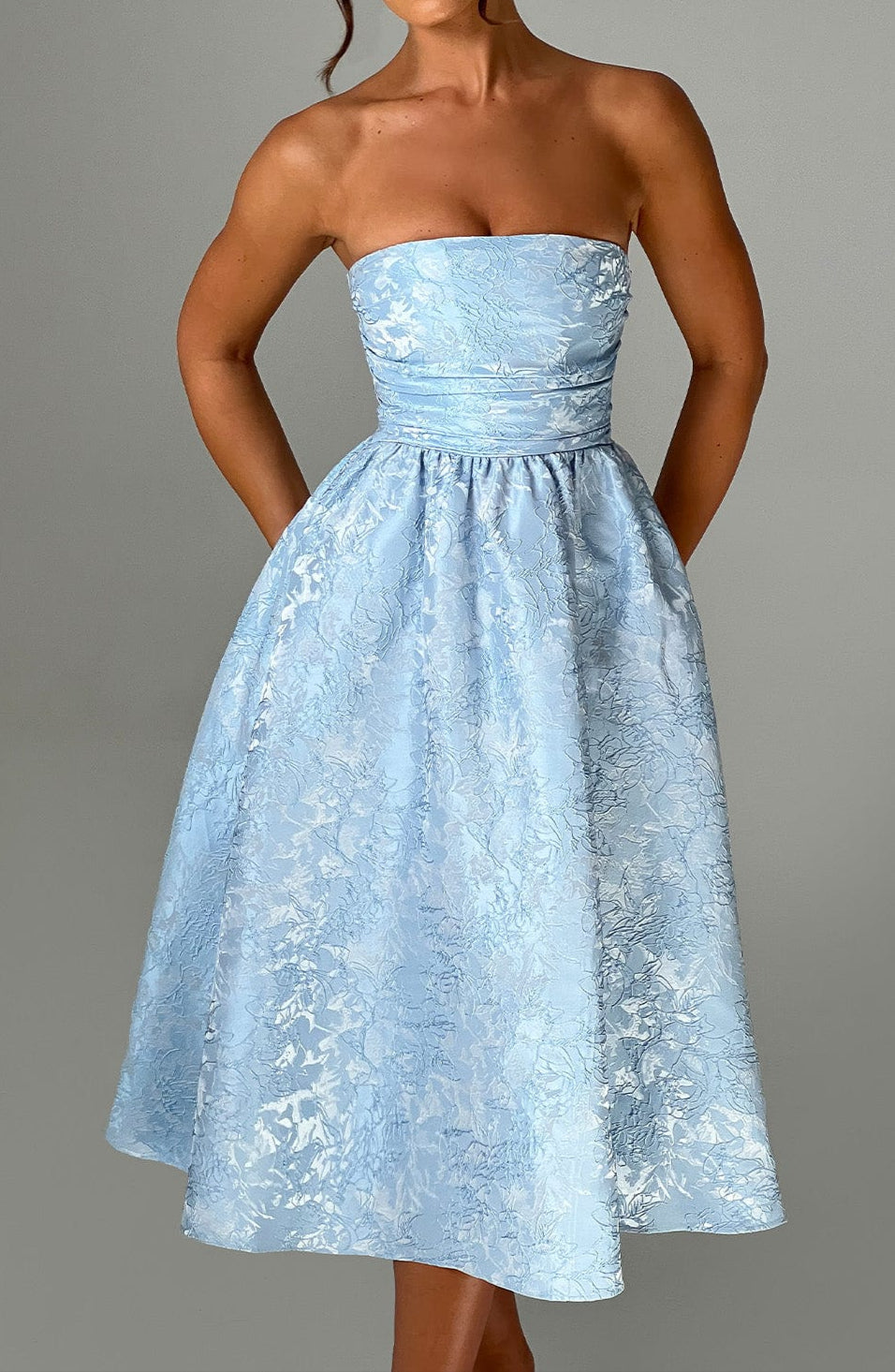 Robe Midi Natalia - Bleue