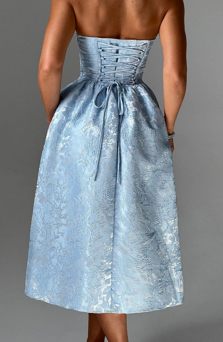 Robe Midi Natalia - Bleue