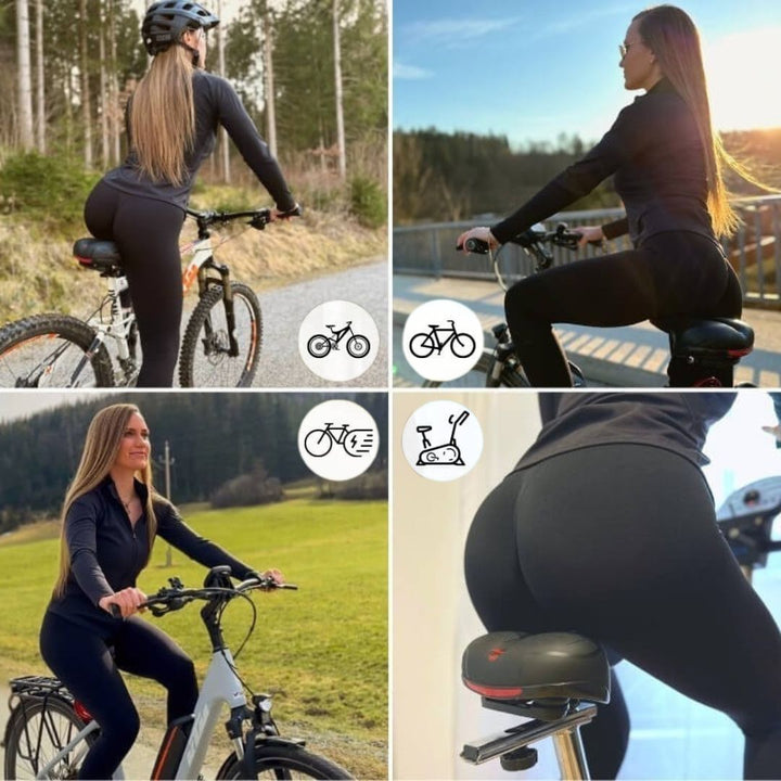 Siège de vélo confortable pour hommes et femmes avec suspension