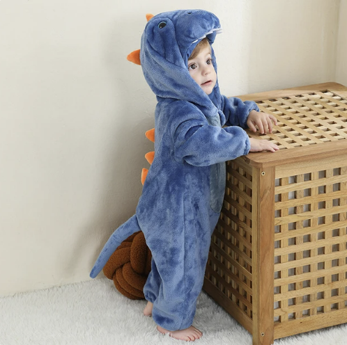 Combinaison Bébé | Salopette en Fleece | Grenouillère Animale