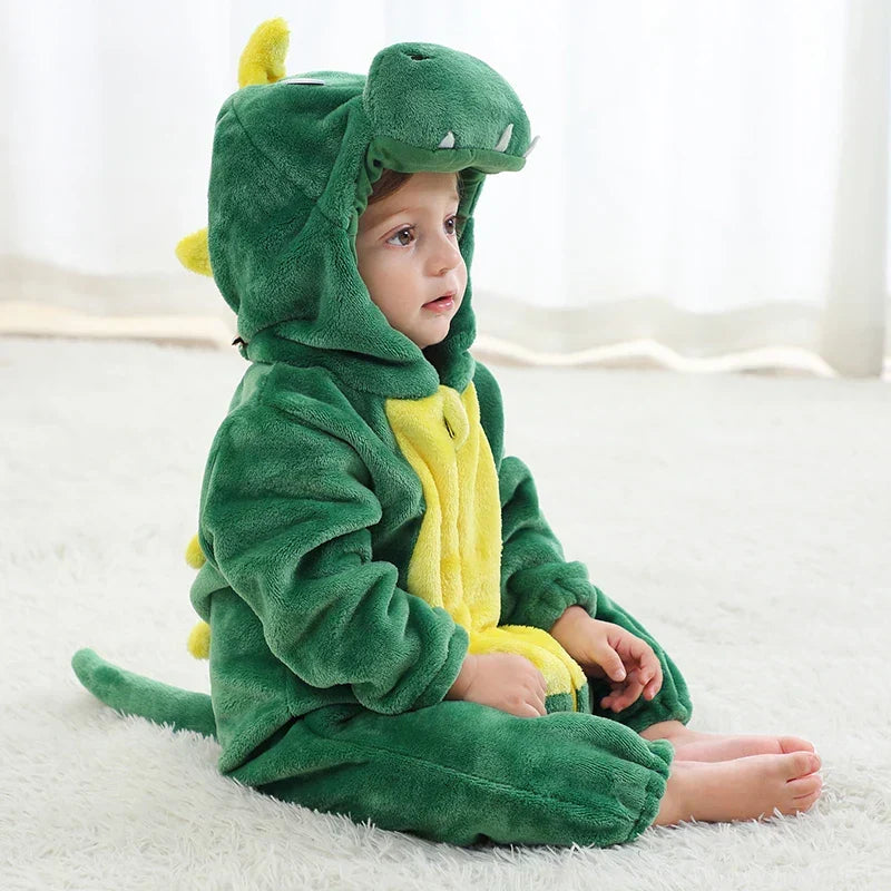 Combinaison Bébé | Salopette en Fleece | Grenouillère Animale