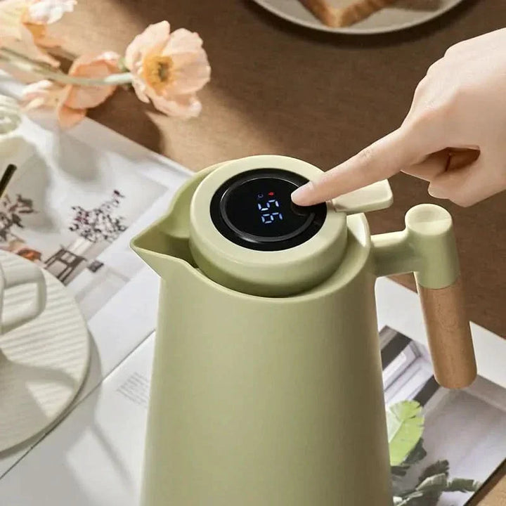 Carafe Thermique avec Affichage de Température | Pichet Isolé de 1 L pour Café & Thé