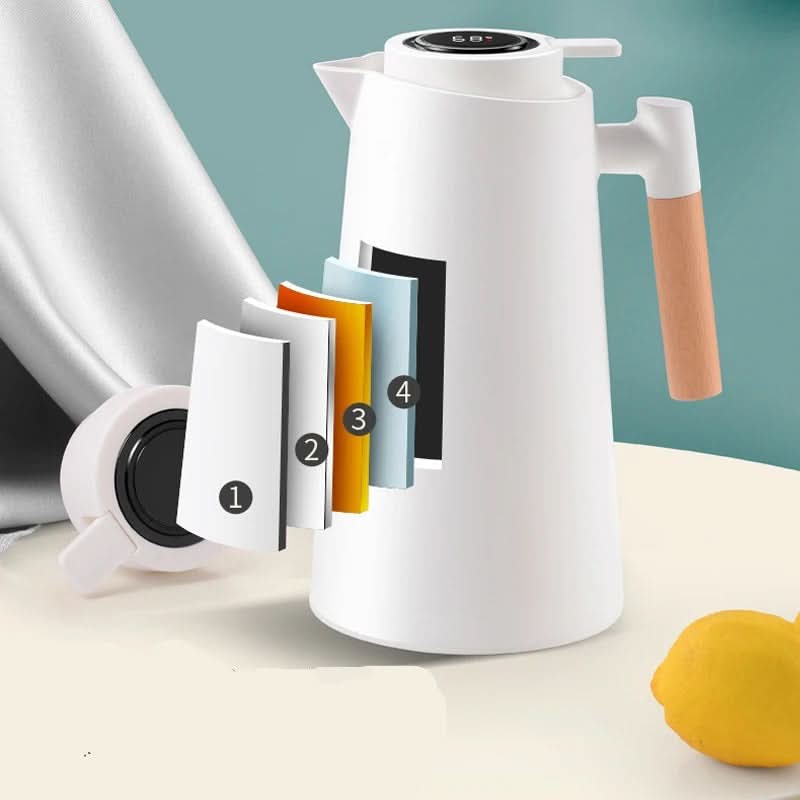 Carafe Thermique avec Affichage de Température | Pichet Isolé de 1 L pour Café & Thé