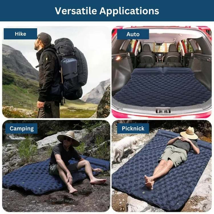 Matelas Air Double – Gonflage Rapide, Léger et Durable