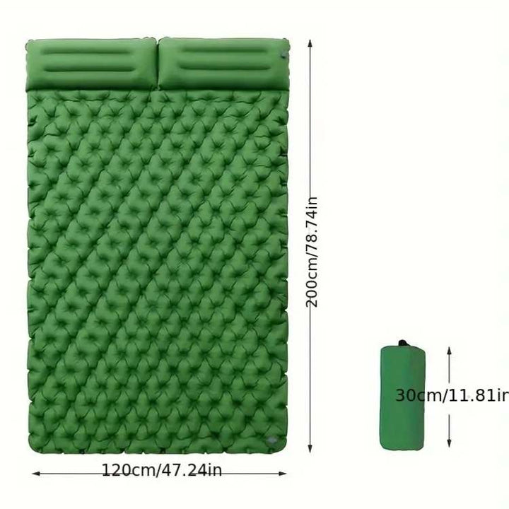 Matelas Air Double – Gonflage Rapide, Léger et Durable