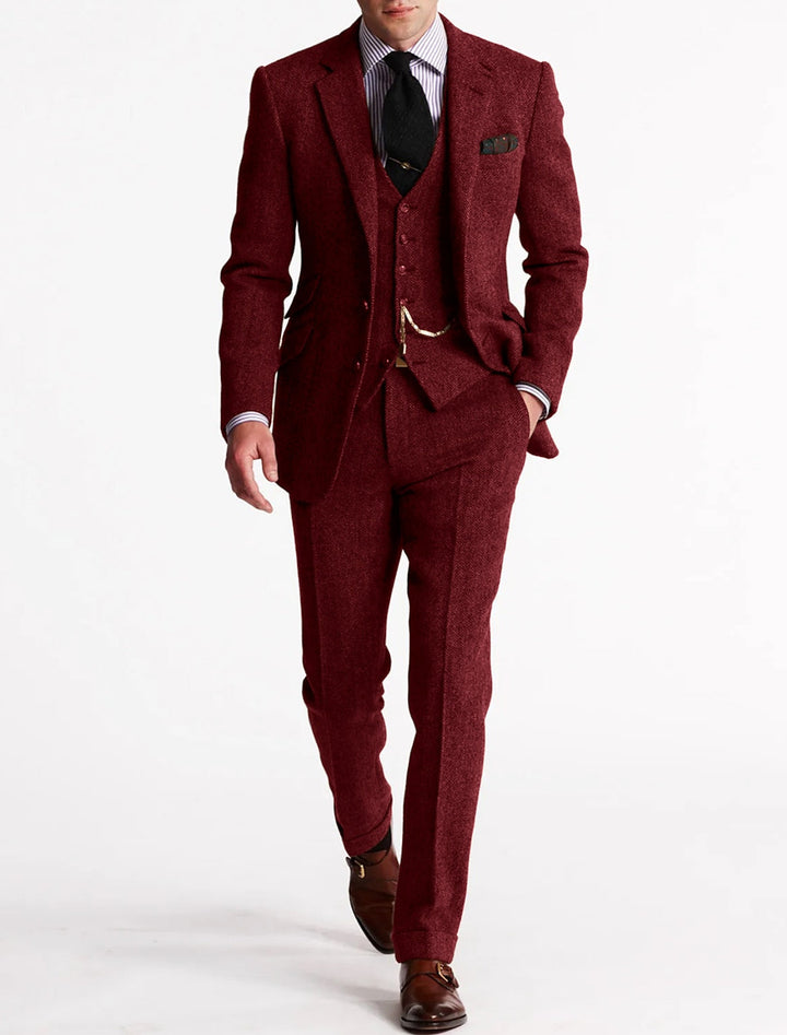 Costume Tuxedo en Tweed pour Hommes | Complet