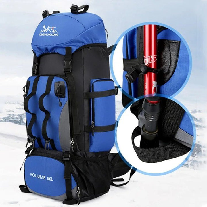 Sac à dos de randonnée imperméable léger de 90L