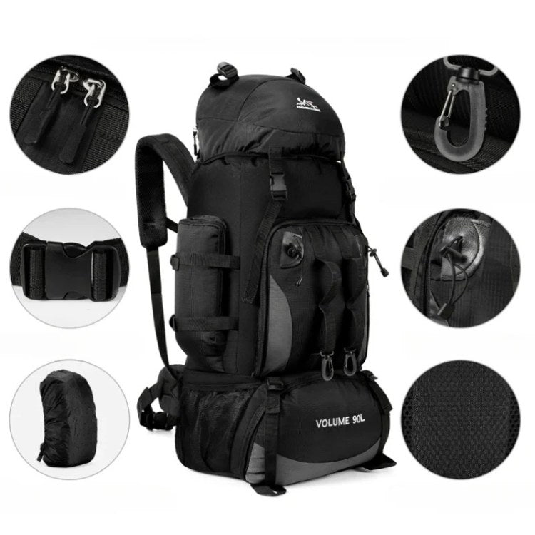 Sac à dos de randonnée imperméable léger de 90L