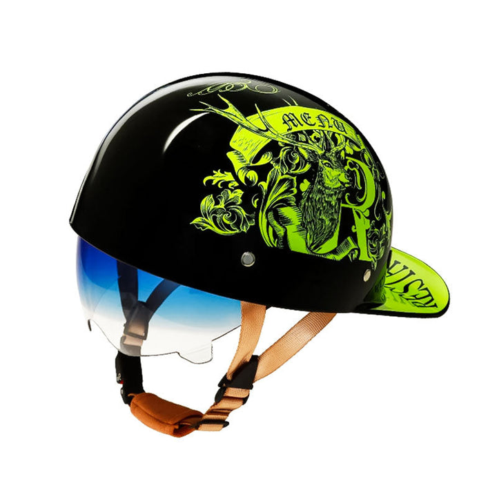 Casque de baseball pour moto homologué DOT